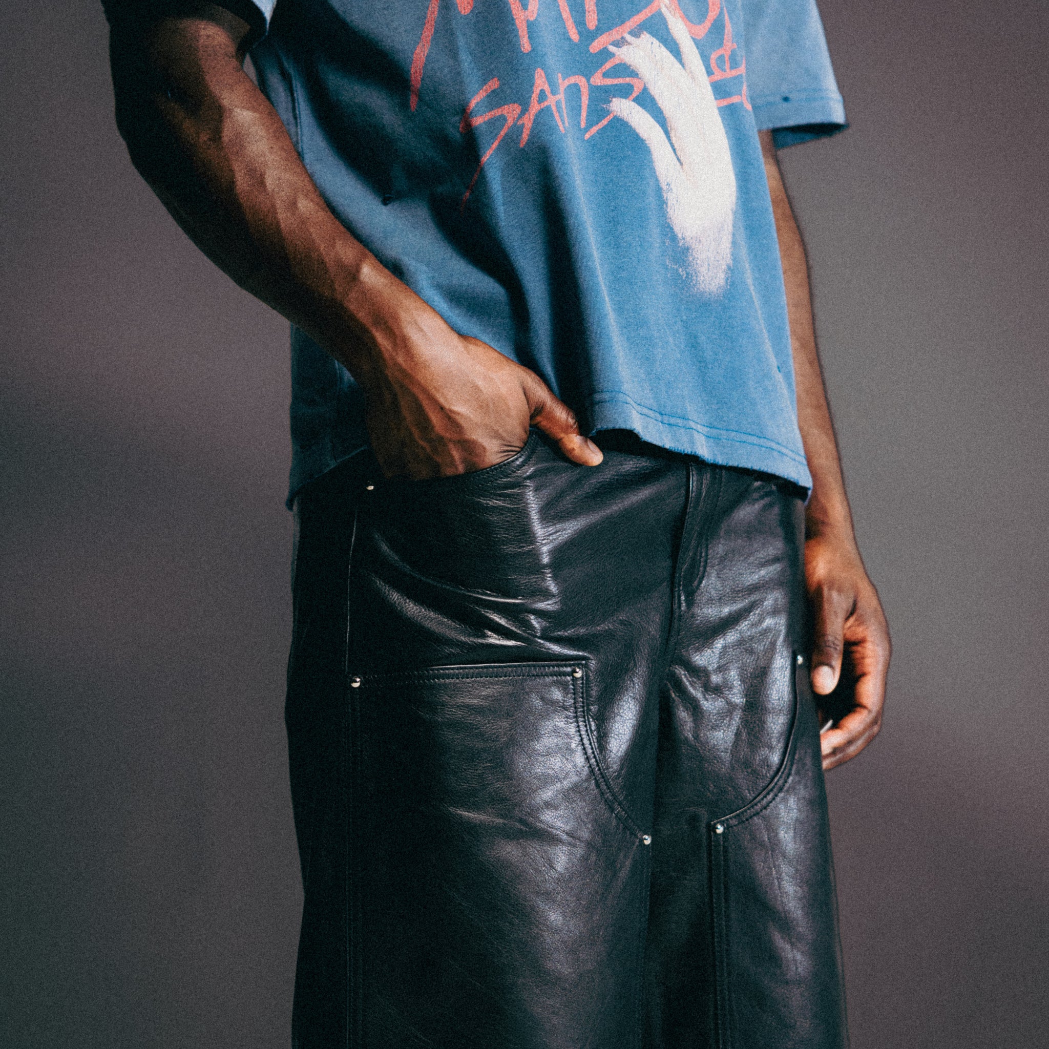 FORGE LEATHER SHORTS V2