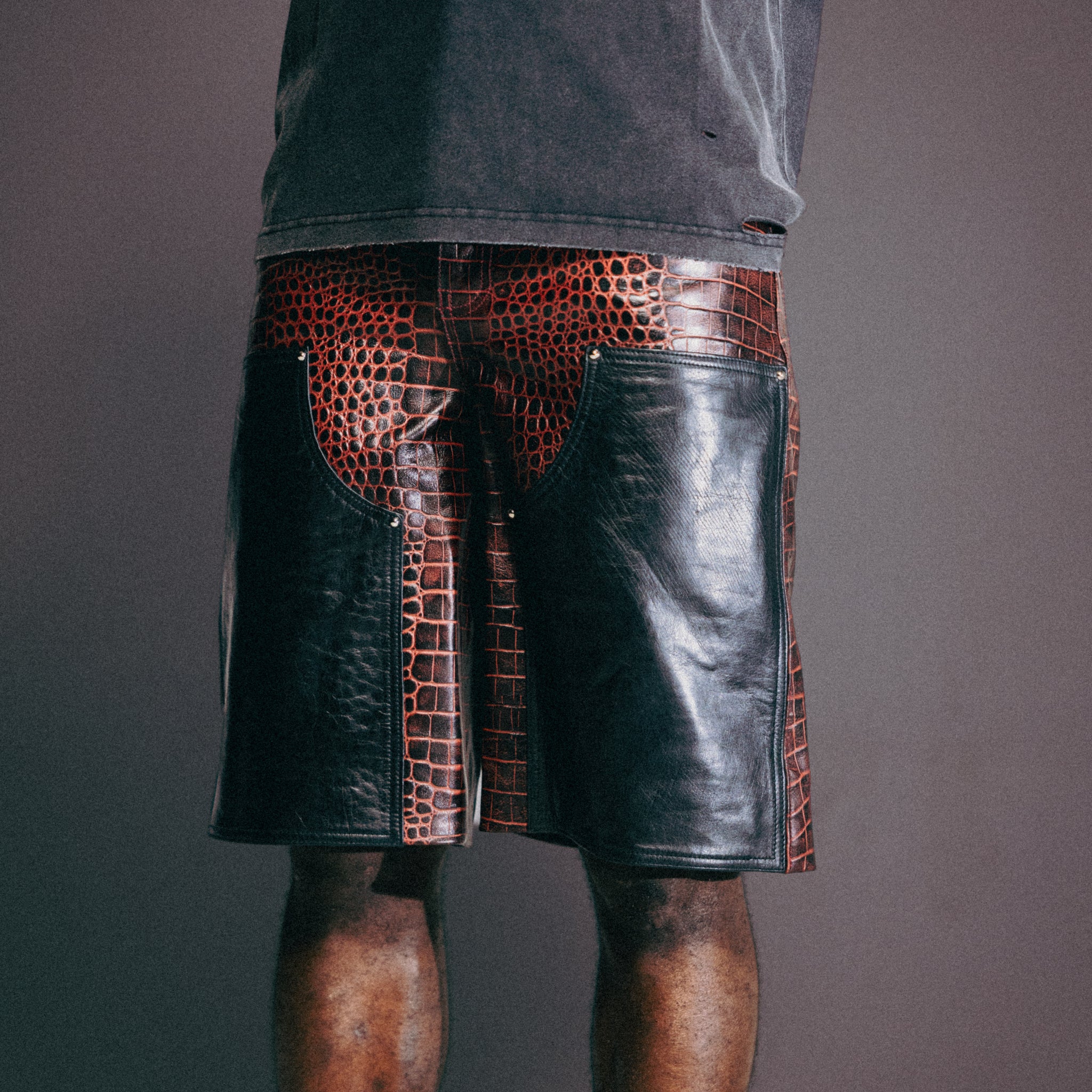 FORGE LEATHER SHORTS V3