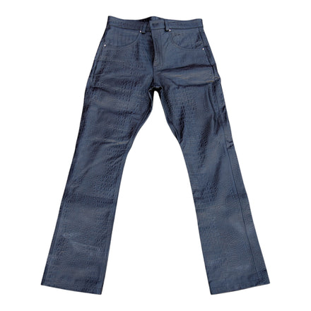 'IRWIN' CROCODILE LEATHER TROUSERS V1